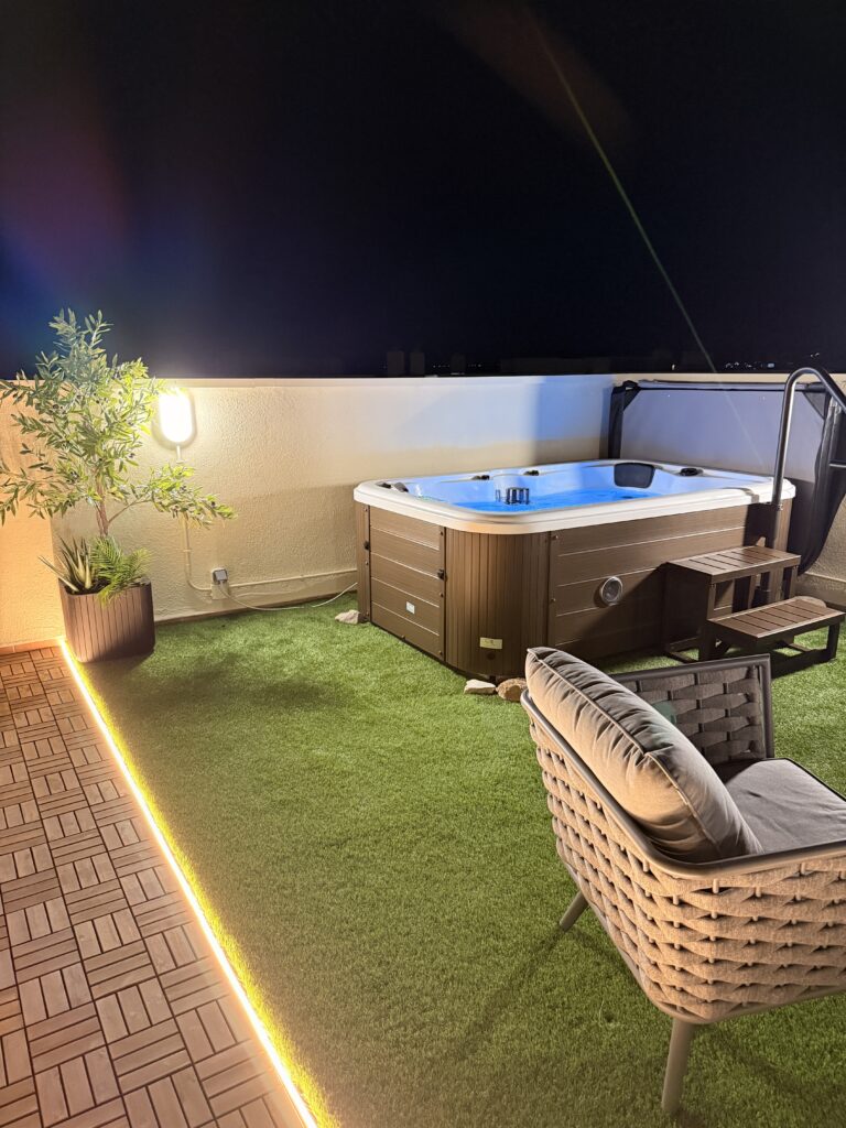 Outdoor area at Casa Les Timbes