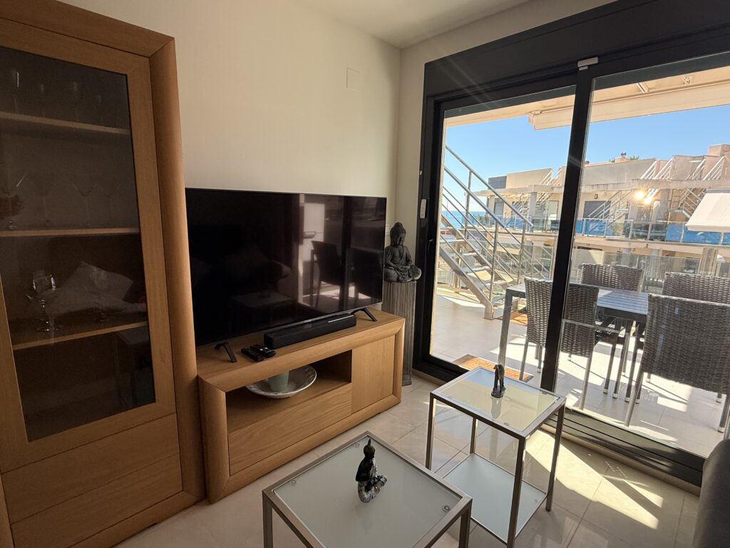 Living room next to the terrace